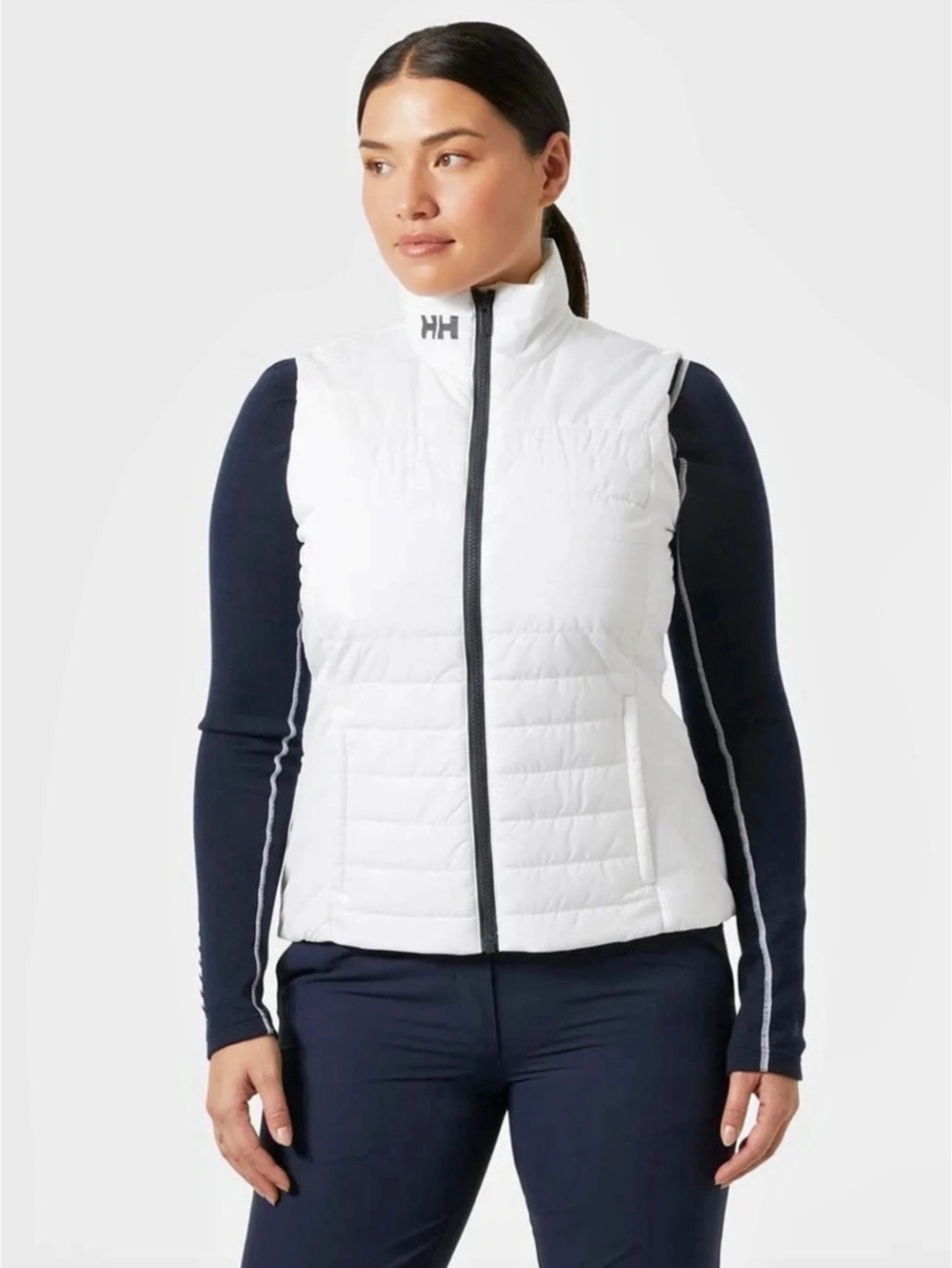 NWT Helly Hansen Women's Crew Insulator Vest 2.0 White XL
